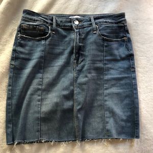 Good American Mixed Mini Blue 079 skirt